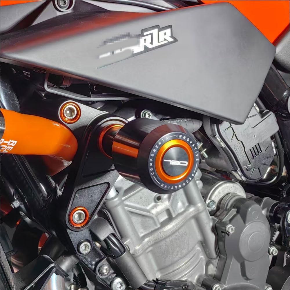 Protezione anti-caduta compatibile con DUKE790 DUKE890 2018-2022 2023 | DUKE 790 890 Protezione anti-caduta per telaio moto DUKE 790 890 Protezione anti-caduta accessorio BK