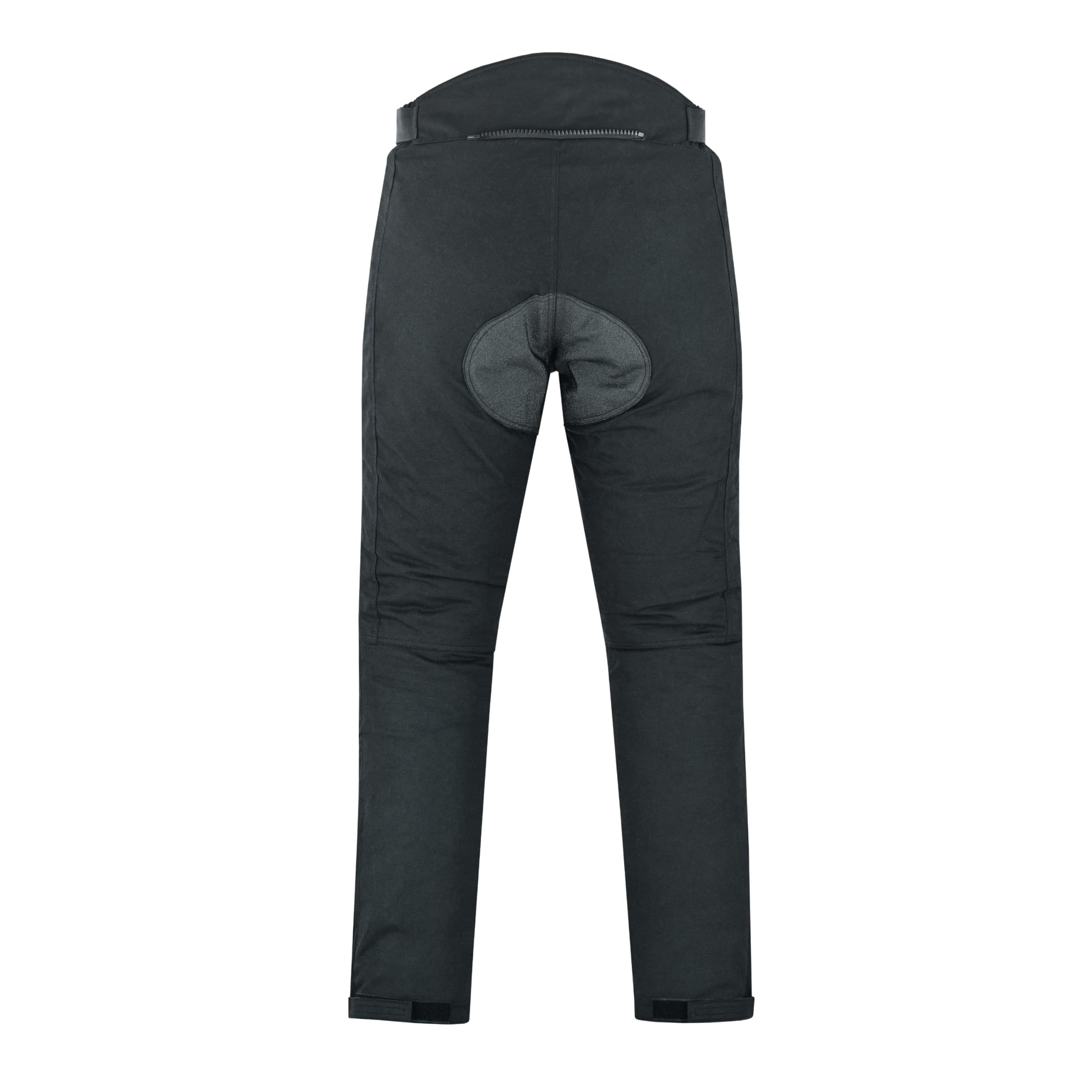 Pantalon de Moto en Coton ciré pour Femme 12 oz Pantalon de Moto blindé de Protection CE décontracté pour Femme Pantalon Textile Fixe imperméable et Doublure en Maille pour l'extérieur
