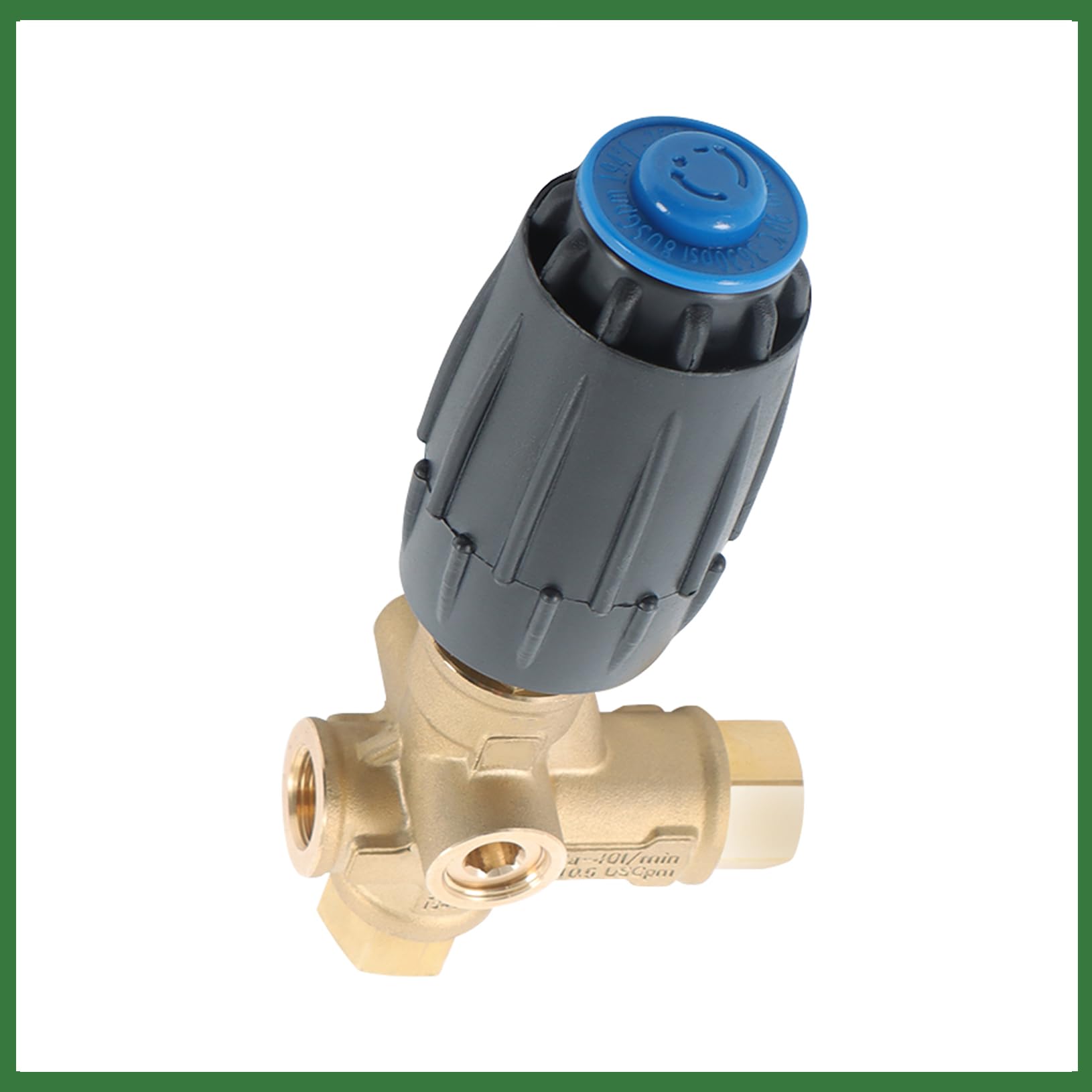 Régulateur de nettoyeur haute pression 3650PSI VRT3-250 8GPM 3/8" FNPT pour avec bouton de réglage pour nettoyeurs haute pression