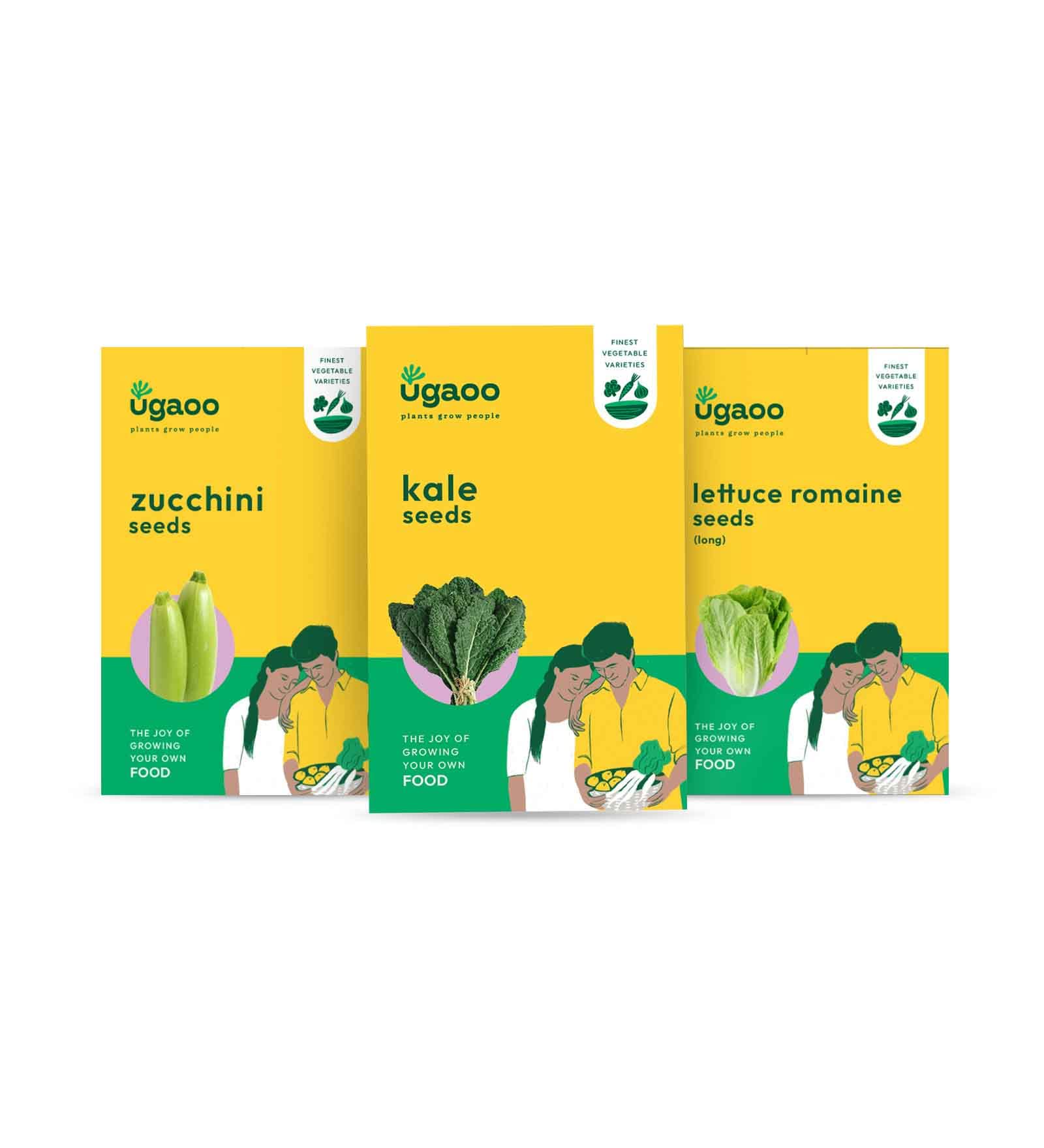 UGAOO Exotic Vegetable Seeds Combo Of Kale, Lettuce Romaine (Long), Zucchini (Squash) (B09PLFWNBC) Amazon Price History, Amazon Price Tracker