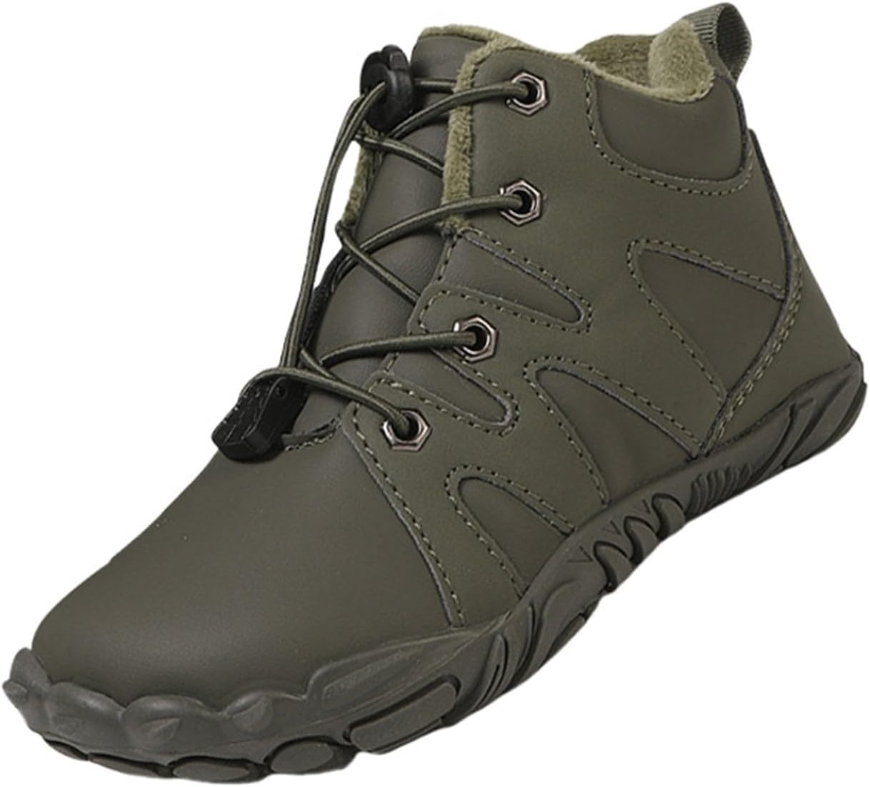 Kids 𝐖aterproof Barefoot Boots Boys Girls Winter Warm Winter Shoes Boots Wide Toe Highly Elastic Non-Slip Shoes