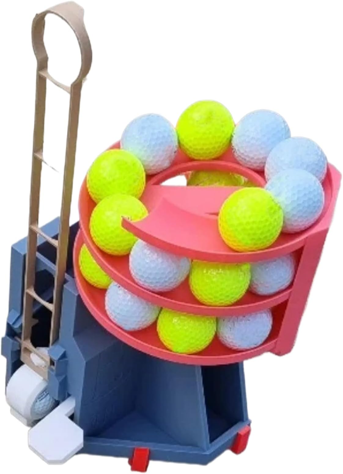 Golf Dispenser - Automatic Golf Ball Tee Up Machine Swing Training Tool for Beginner Teaching Assistance Team Competition Practice Home Driving Range Portable Durable Easy Use