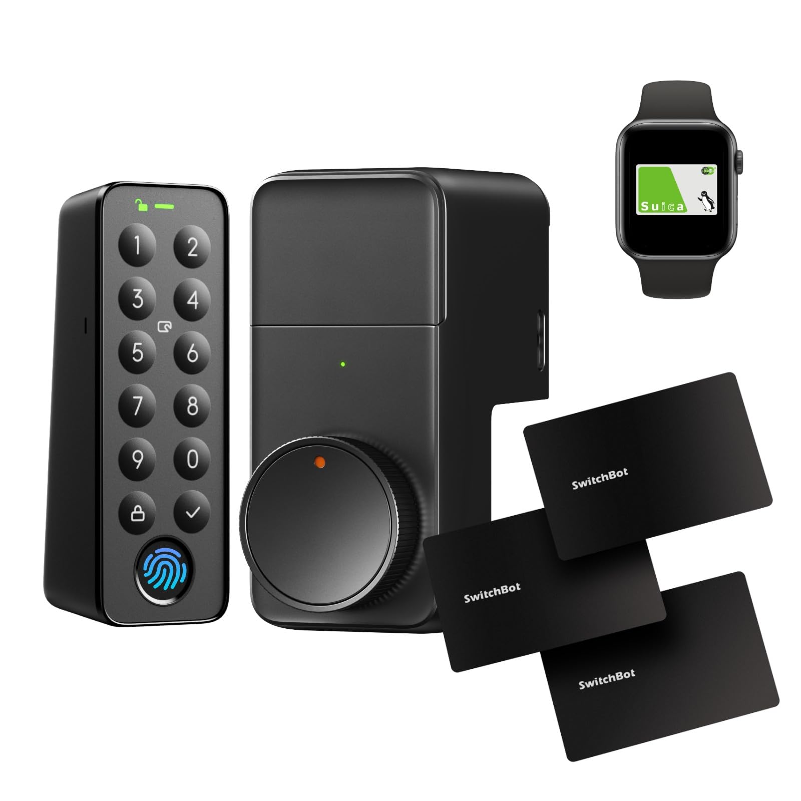 SwitchBot スマートロック プロ 指紋認証 暗証番号　【未使用品】 SwitchBot（スイッチボット） ロックPro指紋認証パッドセット 暗証番号