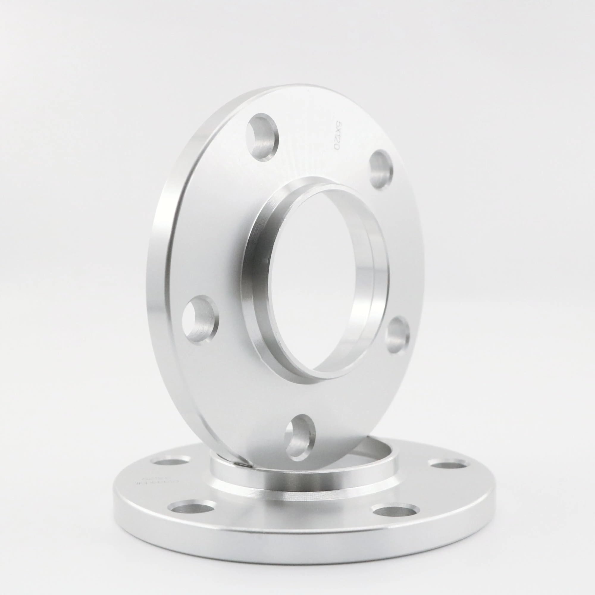 Separadores Ruedas Buje 2 Uds Espaciadores Ruedas 5x100 CB 54,1 Espesor 3MM 5MM 7MM 8MM 9MM 10MM 12MM 15MM 20MM Llantas Coche Aluminio Espaciador(15mm)