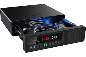 ZLJUAN Z Slide-Away Pistol Gun Safe for Two Pistols, Quick Access Gun...