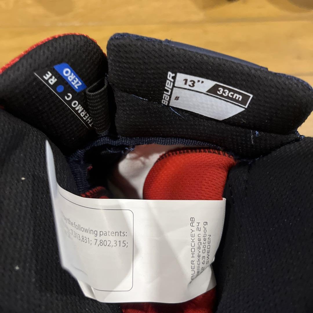 Amazon.co.jp: Bauer HYPERLITE Glove 13in 紺赤 : ファッション