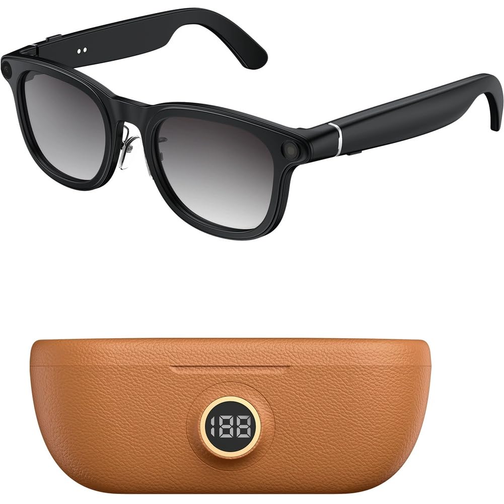 Lunettes Intelligentes IA 6K HD 2026 : Chat Vocal, Caméra 800 MP, Appels Bluetooth, Assistant Vocal