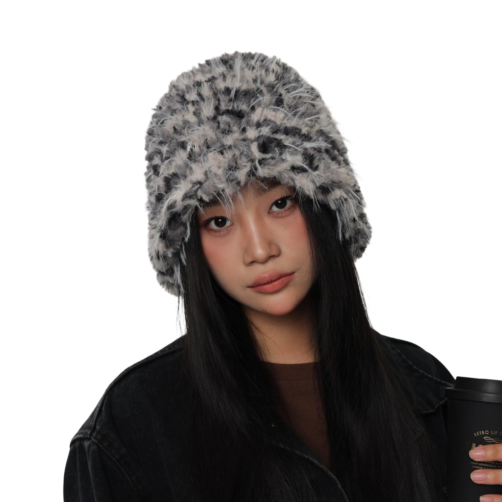 Generisch Gorro de invierno cálido con forro engrosado, diseño unisex, para hombre y mujer, para deportes al aire libre, ropa de ocio