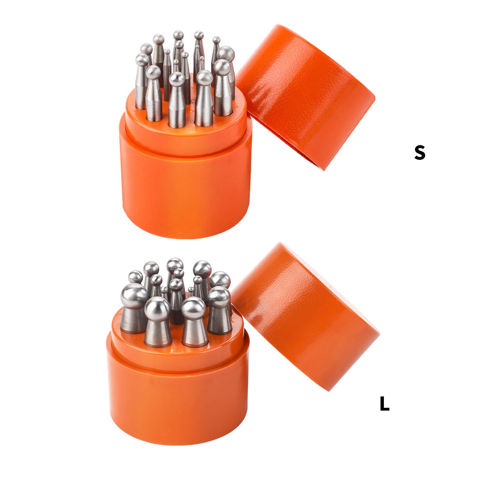 Set punzoni per artigianato per gioielli Set punzoni per lavorazione dei metalli Struttura in acciaio resistenza adatto per strumenti creazione gioielli complessi