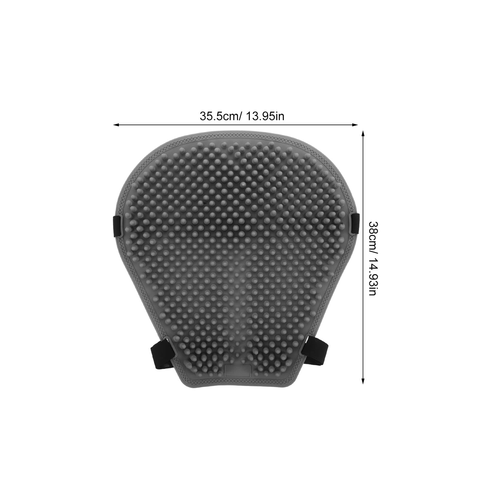 Alipis Cuscino Sella Moto in Silicone Traspirante, Spessore Maggiorato | Seduta Confortevole e Ergonomica, Assorbimento Urti, Protezione Posteriore Antiscivolo