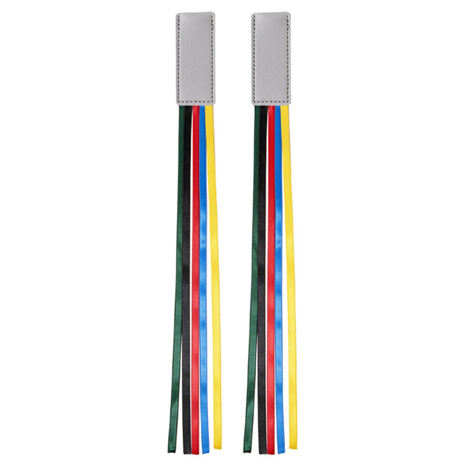 Jazuaiao 2 Pcs Bible Bookmarks PU Leather Bookmarks Colorful Ribbon Book Reading Markers Page Marker for Reading Colorful Ribbon