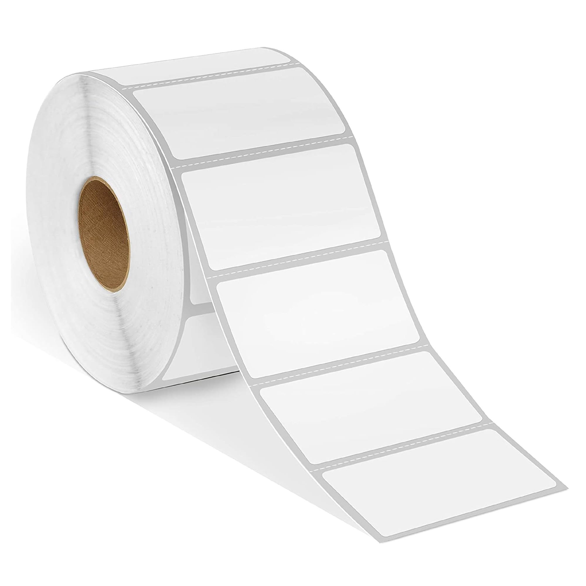 Spartan Industrial – Thermoetiketten 51 x 25 mm – 10 Rollen à 1.300 Etiketten – Perforierte Barcode- und Adressetiketten auf Rolle – Kompatibel mit Rollo und Zebra Desktop-Etikettendruckern