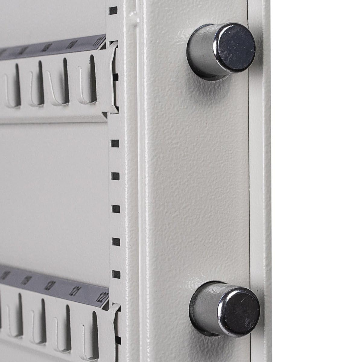 FELGNER Schlüsseltresor mit elektronischem Pin Code Sicherheitsschloss | 133 Haken | farbige Schlüsselanhänger | Robuster Schlüsselsafe Schlüsselschrank aus Stahl | Ideal für Zuhause oder Büro