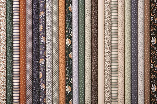 Connecting Threads Print Collection Precut Cotton Quilting Fabric Bundle 2.5" Strips (Blue Ridge Mountain) - Thumbnail 4