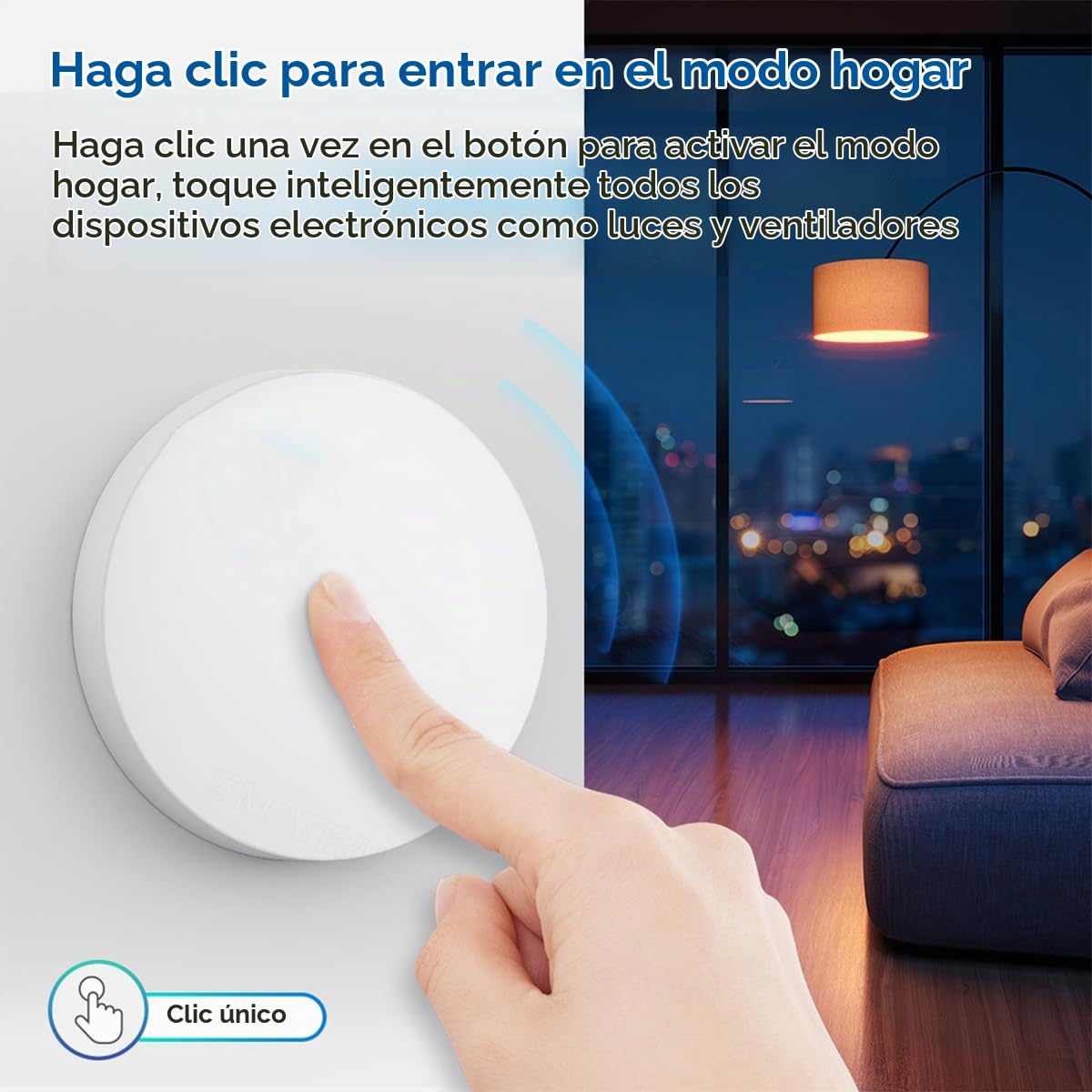 Interruptor inalámbrico Zigbee Control de 3 vías Interruptor mini con botón Zigbee para dispositivos domésticos inteligentes, compatible con la aplicación Tuya, paquete de 2