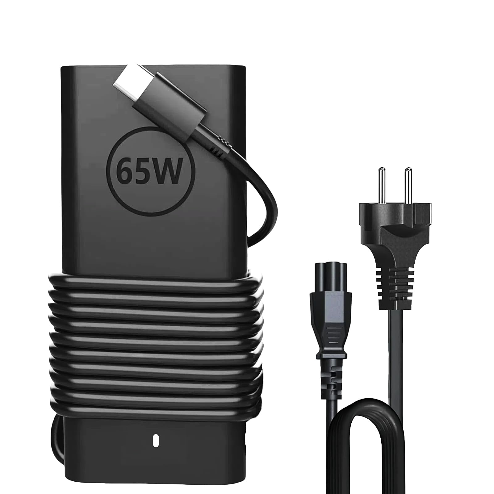 Nuovo 65W Dell Caricabatterie Laptop,65W USB C Caricabatterie Per Dell Latitude 3440 3540 5420 5430 5440 5530 5540 7400 7430 7440,Chromebook 3100,XPS 13,Type C Adattatore rapido