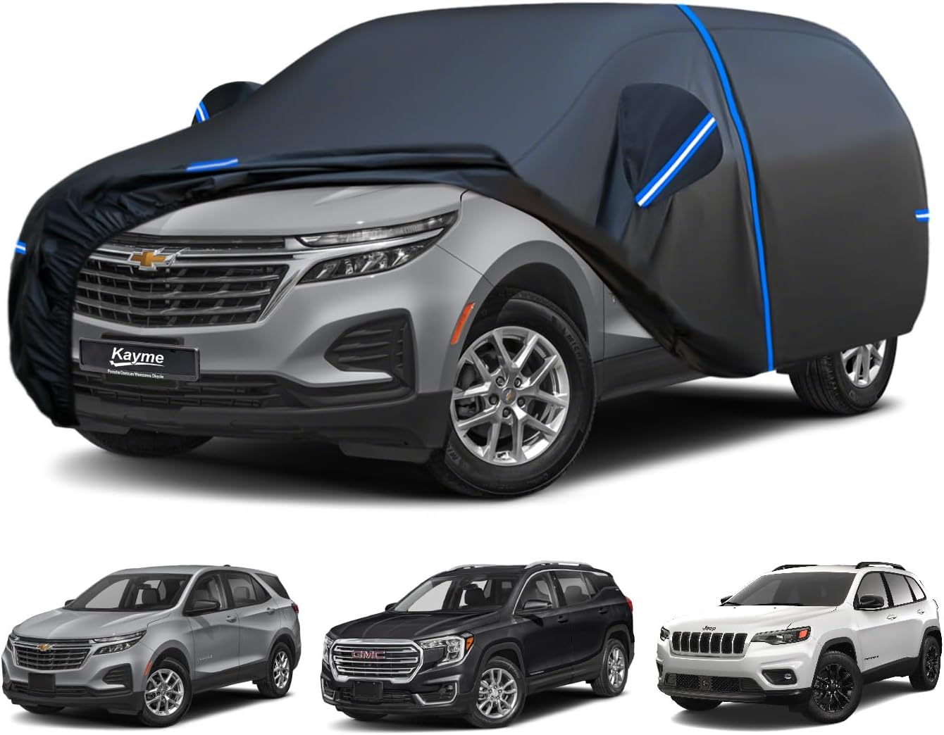 kayme Waterproof Full Exterior Car Cover — Custom Fit for GMC Terrain