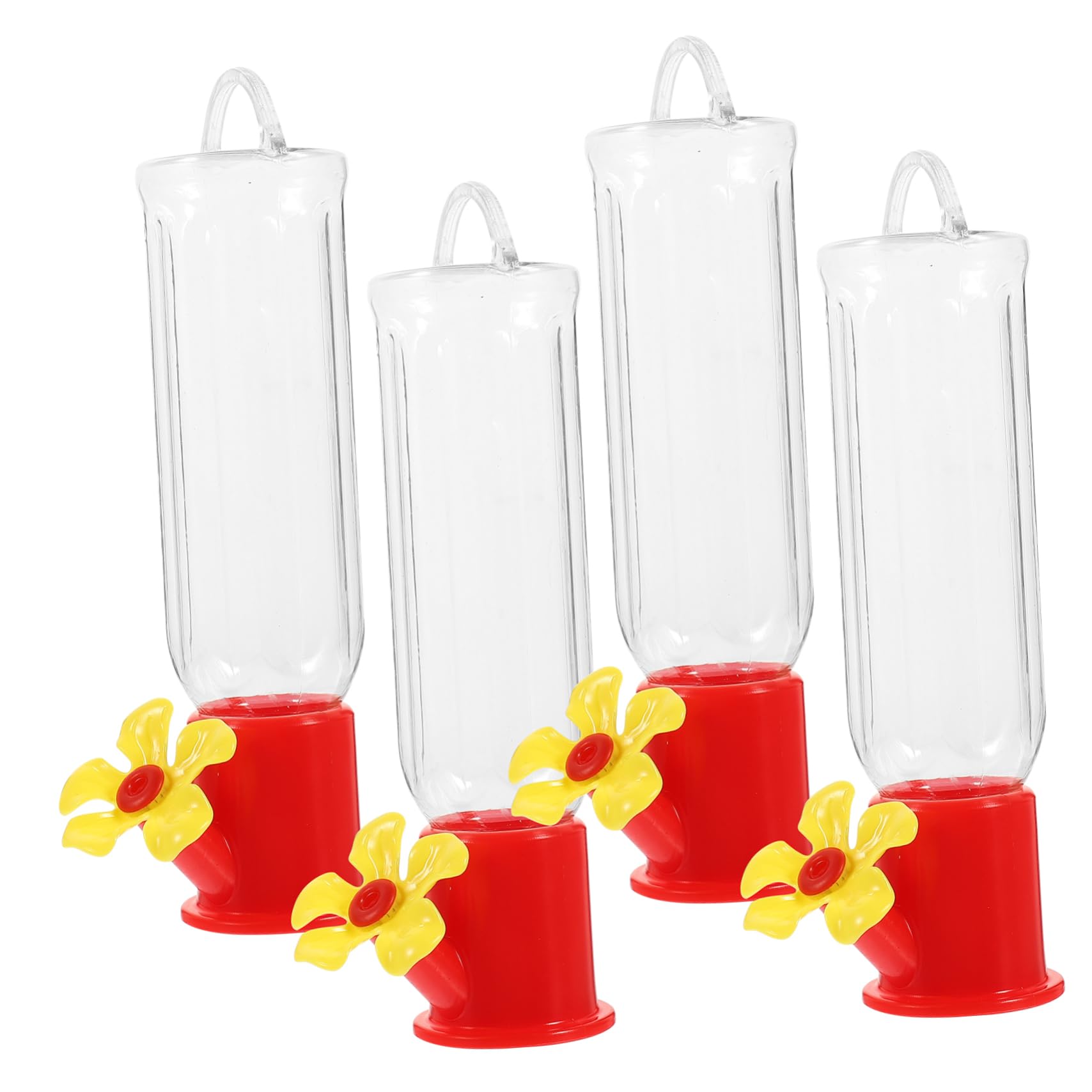 Mipcase 12pezzi Mangiatoie Sospese Per Uccelli Plastica Trasparente Contenitori Creativi Per Alimentazione Degli Uccelli Da Giardino Patio e Terrazzo Facili Da Appendere e Resistenti
