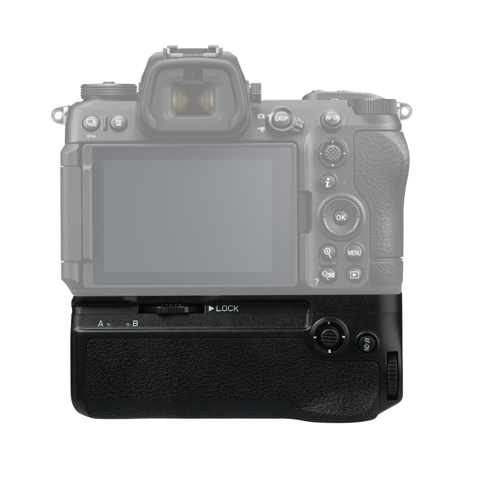Empuñadura de batería Z6III MB-N14 – Compatible con cámaras Nikon Z6III, funciones sincronizadas, alimentado por 2 baterías de iones de litio EN-EL15C/15A/15B para una fotografía vertical estable
