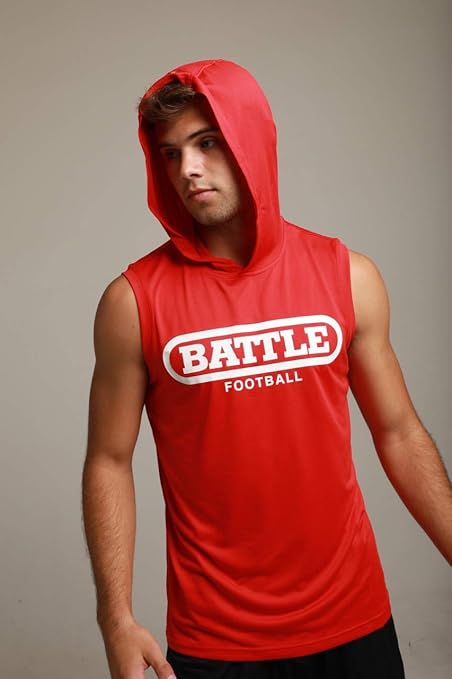 sleeveless light action hoodie