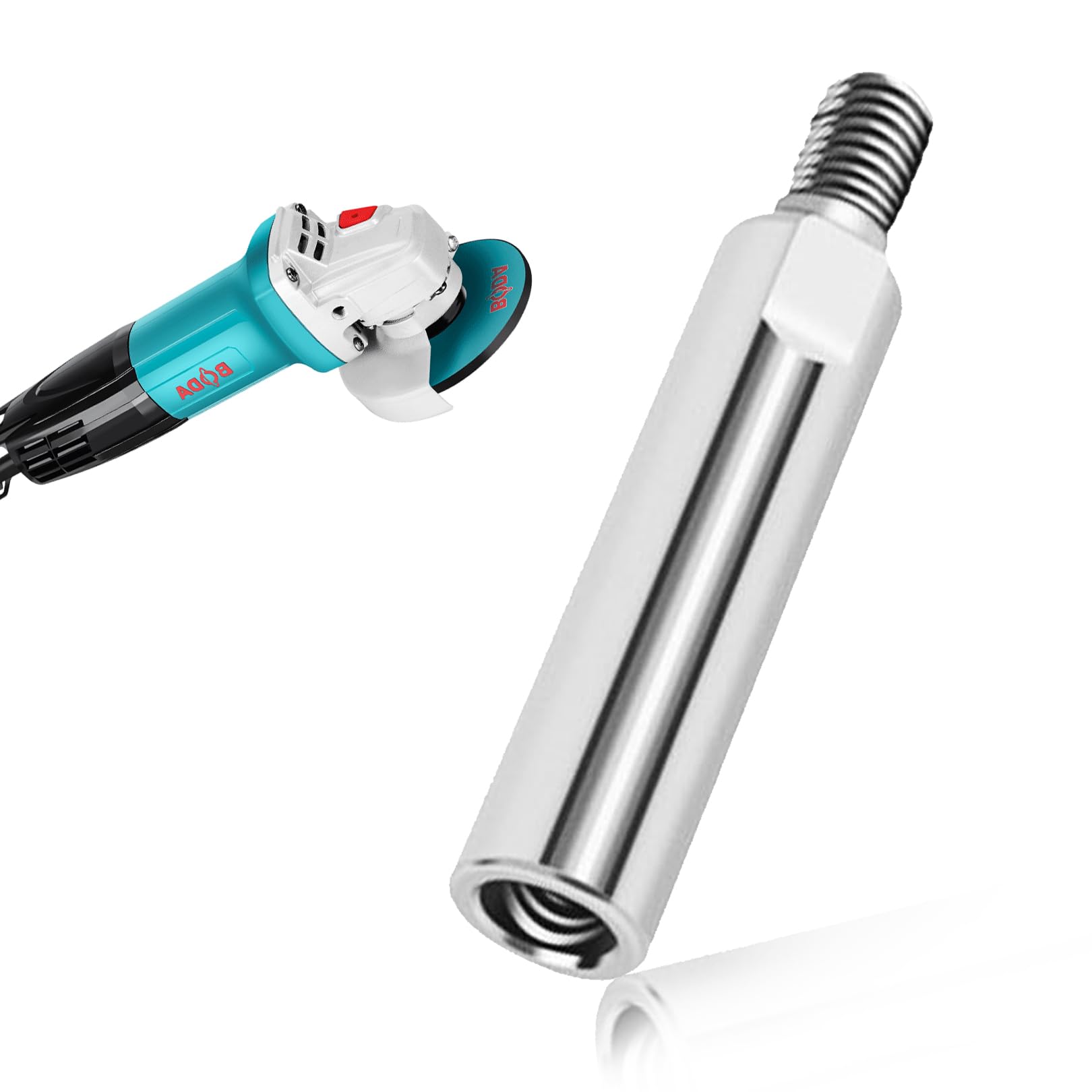 Extension De Connexion Pour Meuleuse D'angle, Adaptateur De Filetage, Tampon De Polissage à Distance, Connexion De Meulage, Allergique, Plus Récent, 80mm, M10