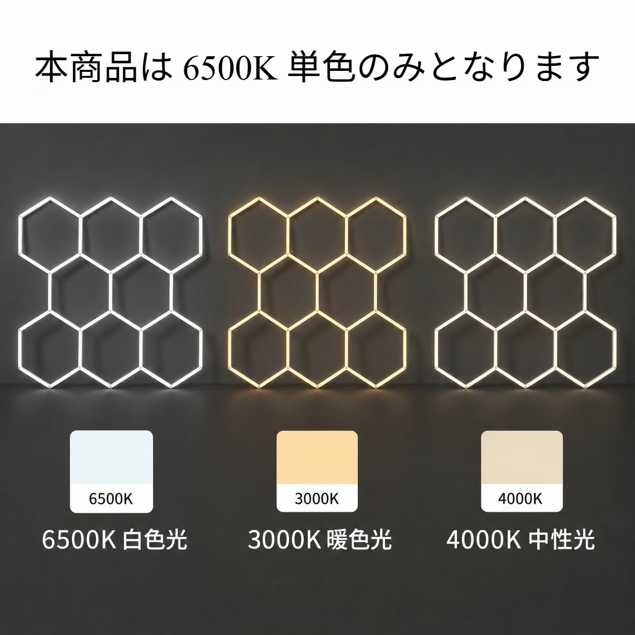 Amazon.co.jp : aelah ハニカムライト ガレージ ヘキサゴンライト