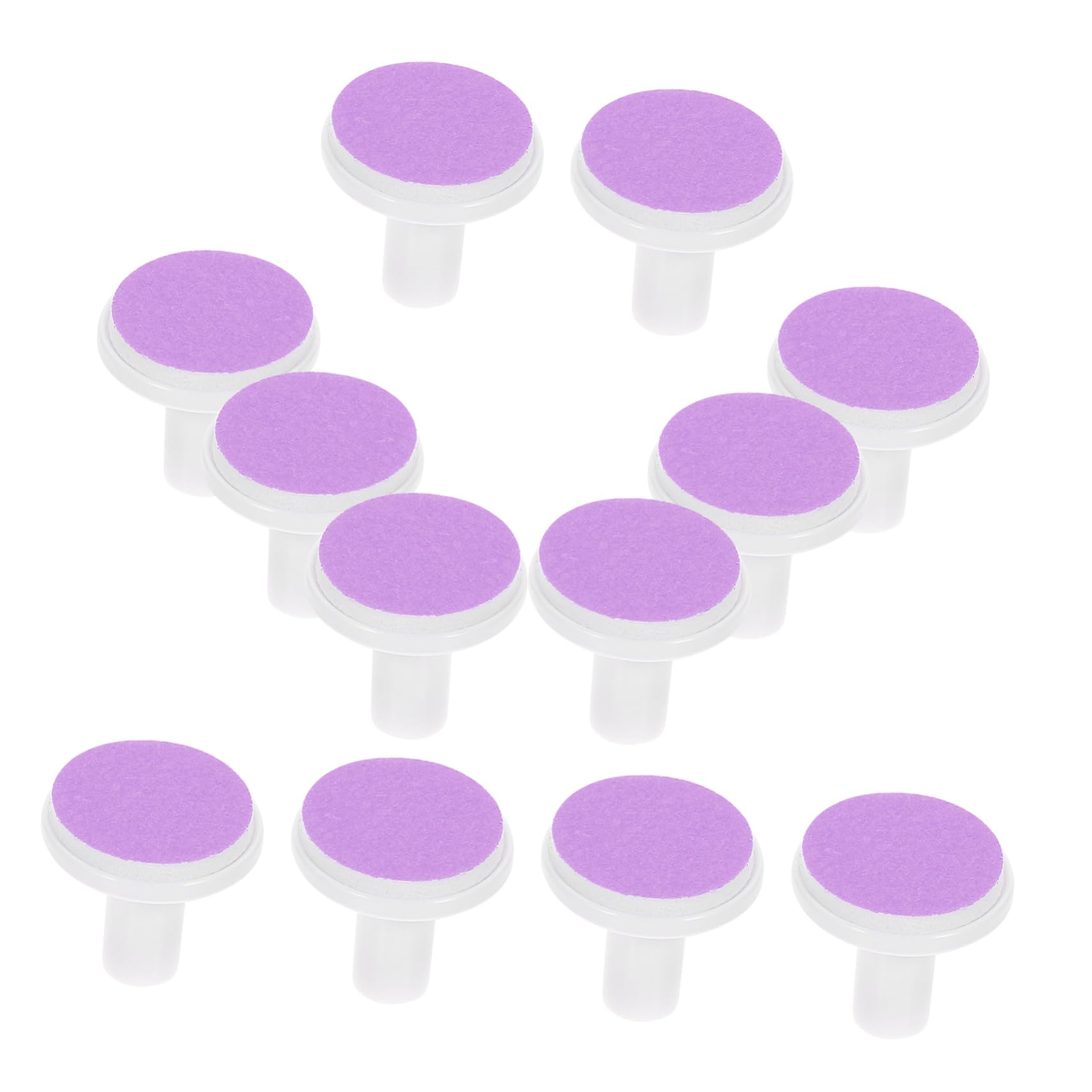 HONMEET Baby Nail Care Accessories 12pcs Nail File Replacement Heads Electric Nail Trimmer Heads Nail Buffer for Boys and Girls Baby Nail Tool