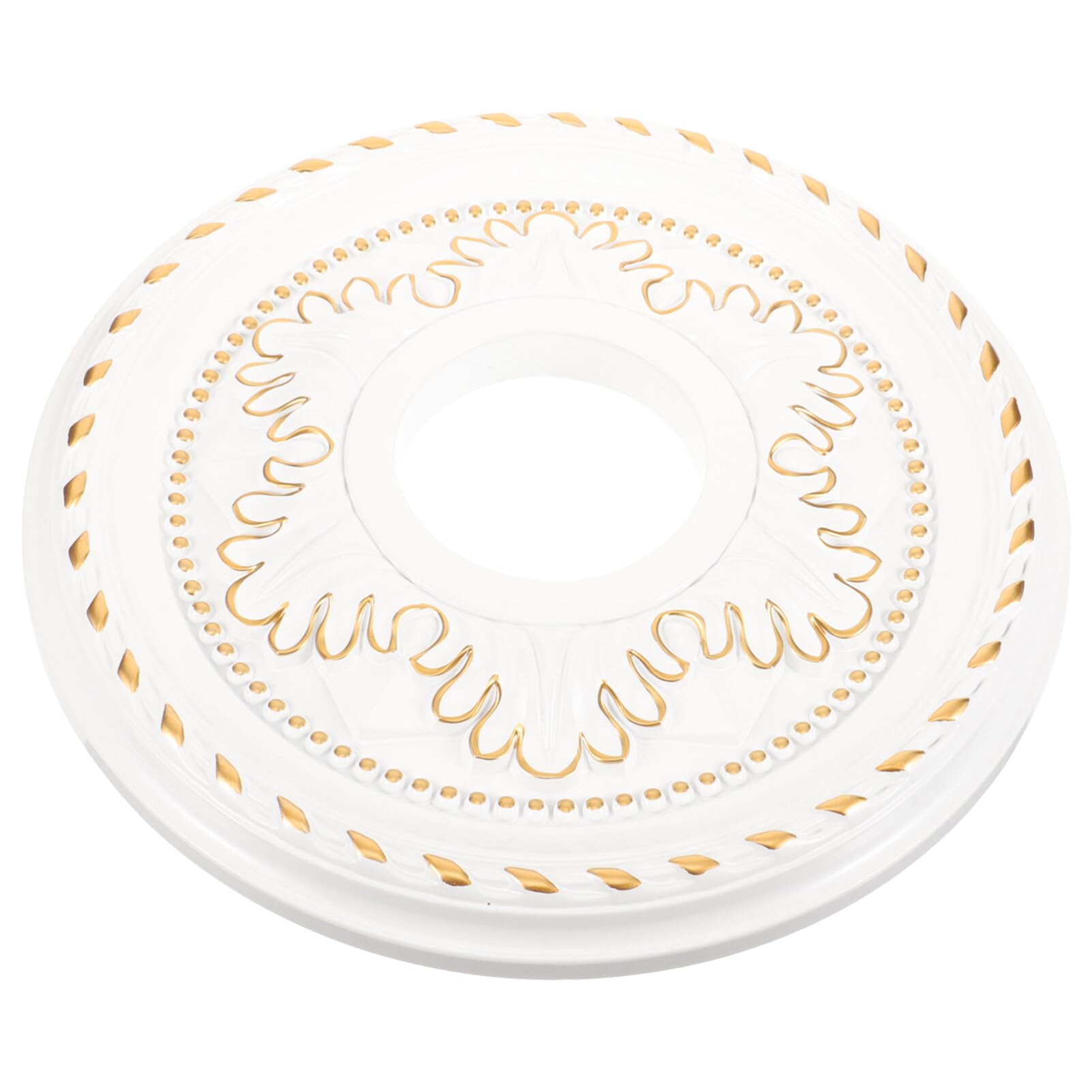 OSALADIPU Ceiling Medallion Decorative Lighting Medallion Ring Ceiling Fan Light Covers Round Chandeliers Medallion for Home Light Fixtures Ceiling Fans Chandeliers