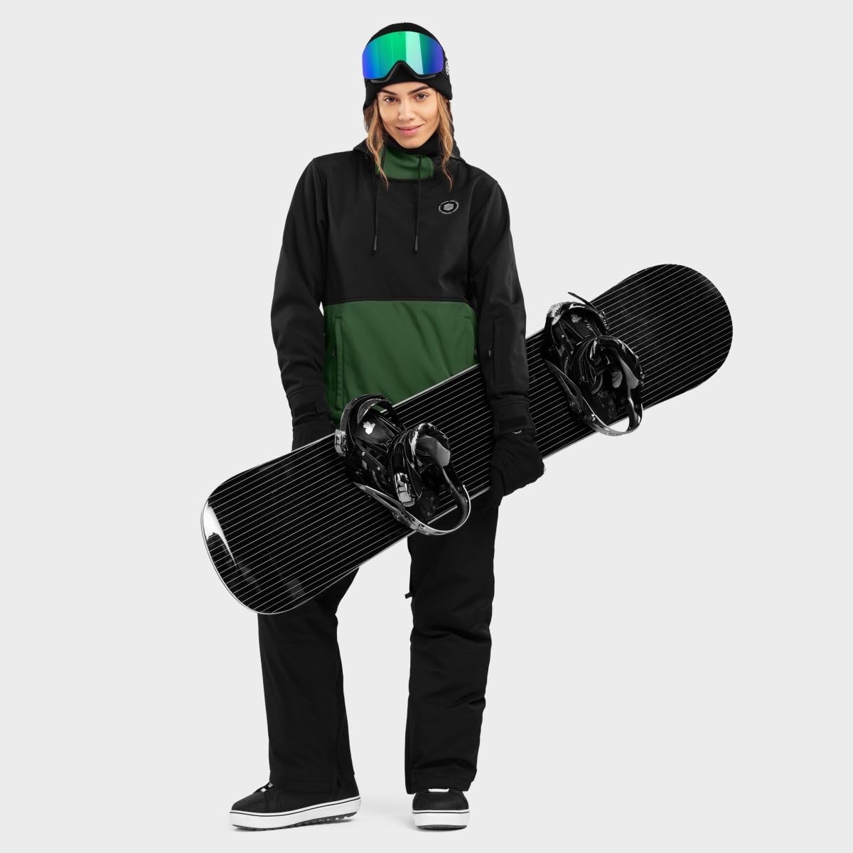 SIROKO - Giacca da Snowboard da Donna W1-W Evergreen