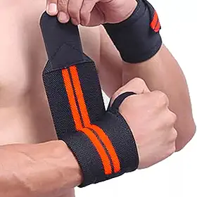Munhequeira Tensor Par Protetor de Punho Pulso Tendinite Musculação Reforçada