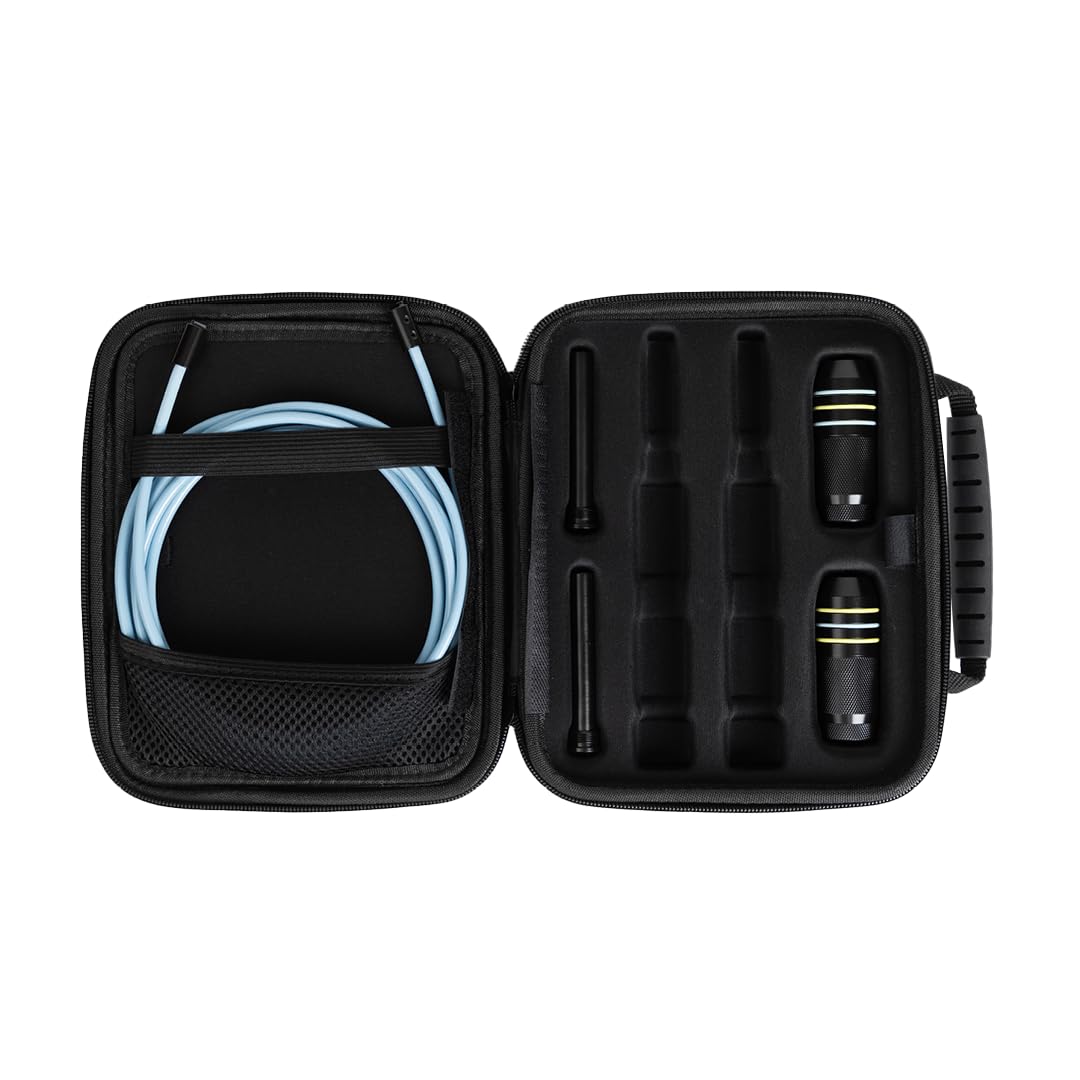 PICSIL Insigne Weight Pack for Jump Rope, 3 Weights (50 g, 105 g & 45 g) with Case and Cable, Accessory for Insigne Skipping Rope (Rope Not Included) – Amethyst