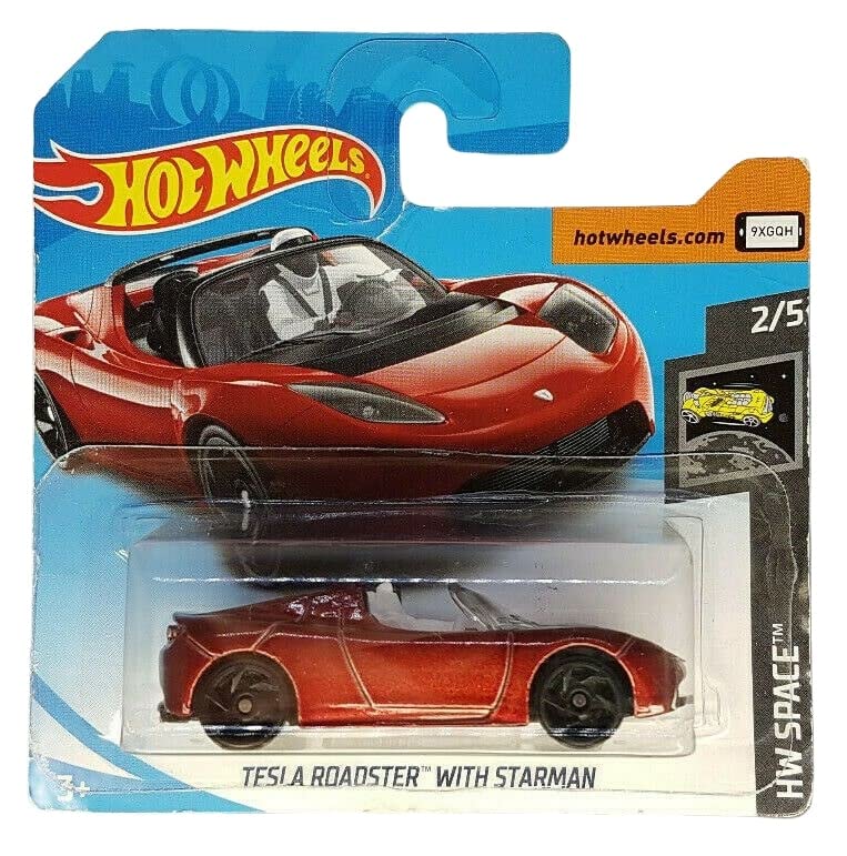 Hot Wheels - Tesla Roadster with Starman - HW Space 2/5 - FYD29 - Short Card - Mattel 2019