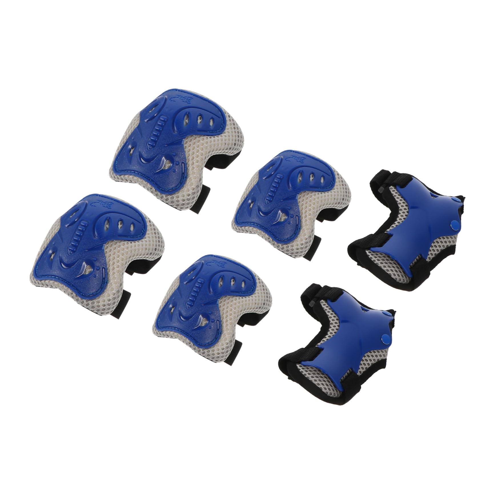 NAMOARLY 2-in-1 Boys and Girls Protective Gear Set Skating Knee Pads Elbow Pads Wrist Guards Shockproof Comfortable for Outdoor Sports