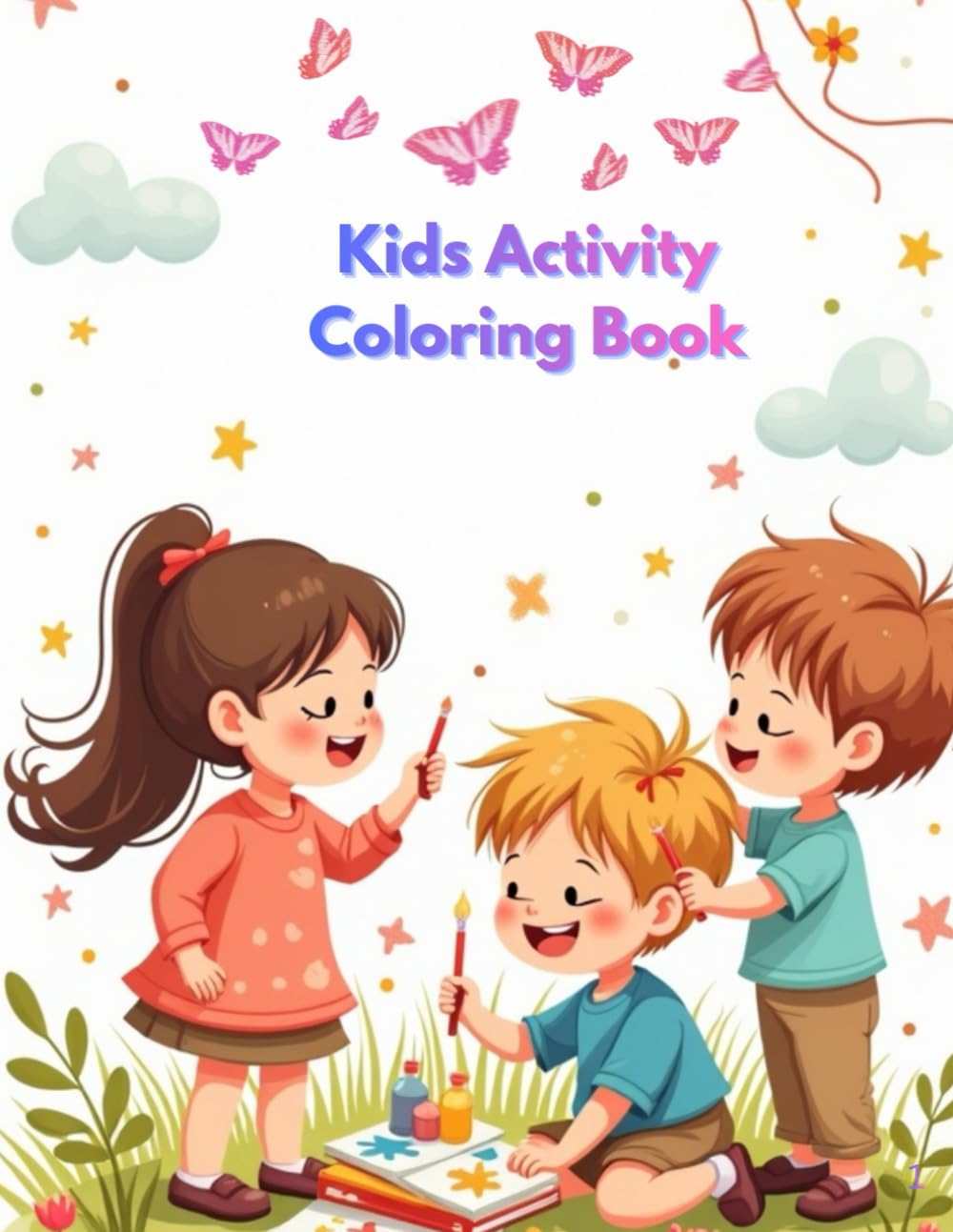 Little Adventures Coloring Book: 25 Adorable Coloring Pages of Kids Enjoying Fun and Simple Activities