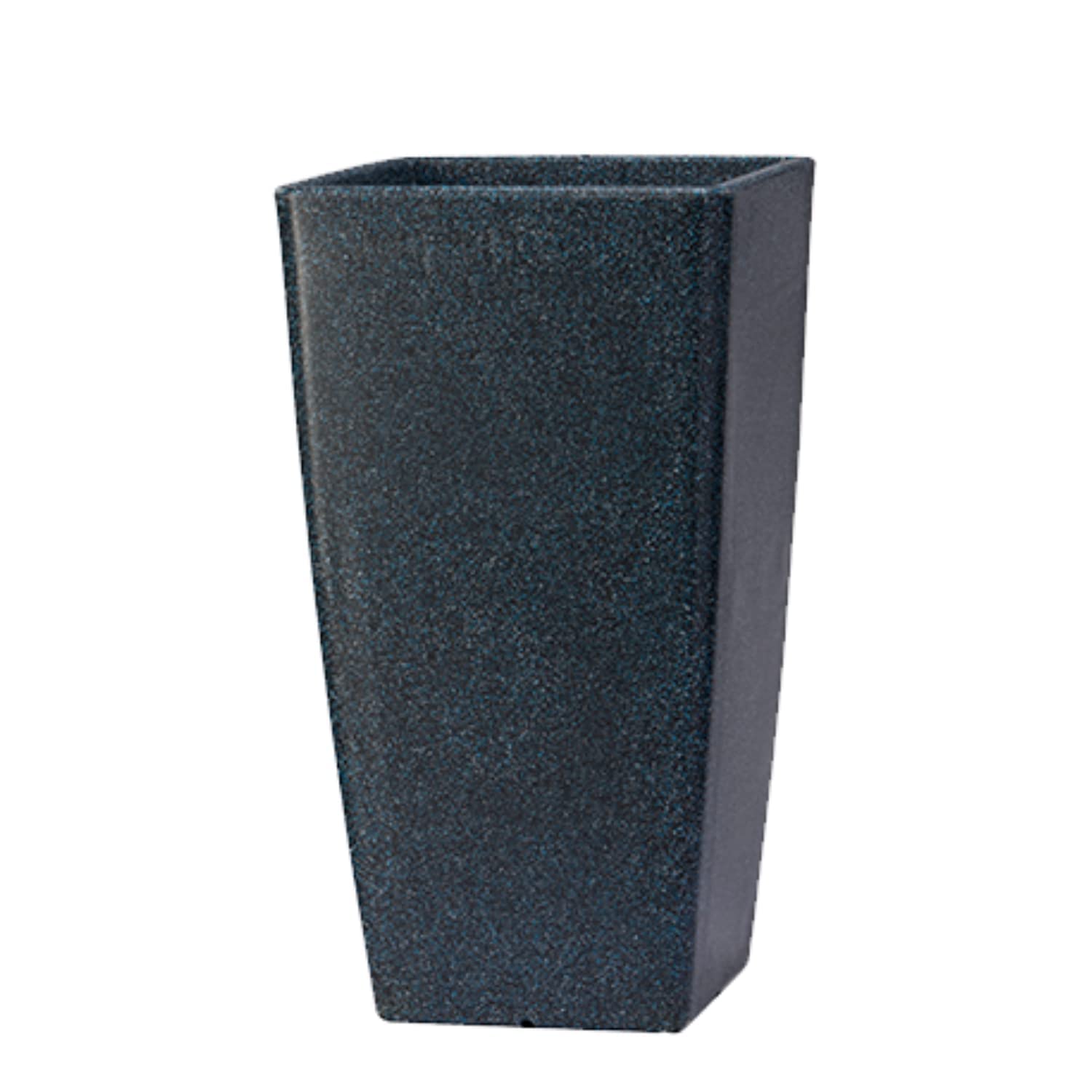 Hug A Plant | Paris 30 Rotomolded Square Plastic Pot for Home & Garden (30CM | 11.8 INCH, Square, Midnight Stone Finish)