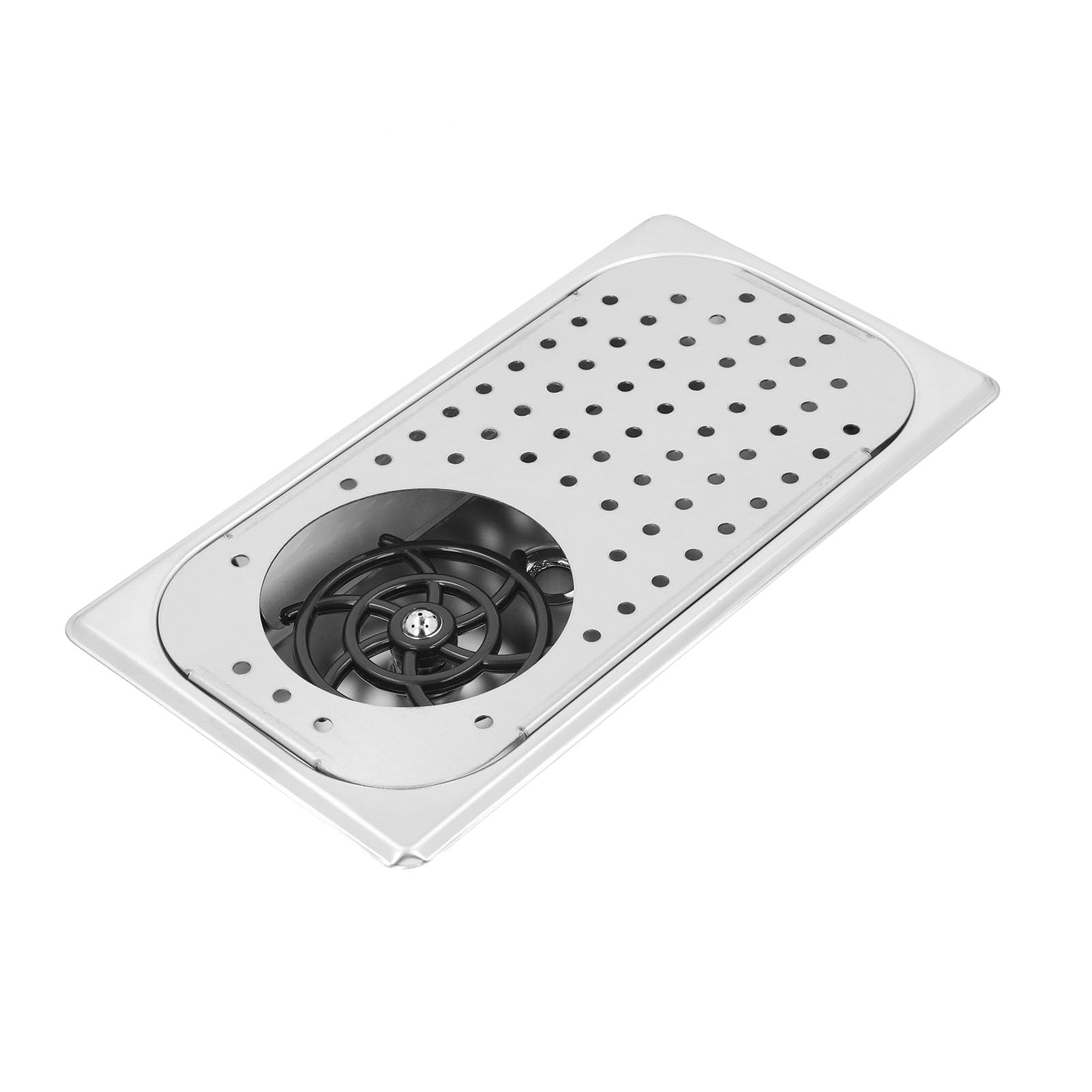 Enjuagadora de Jarras Lavadora Automática de Alta Presión Lavavasos Automáticos Electrodomésticos Equipos de Lavado para Fregadero de café, Lavadoras de Vidrio (Acero