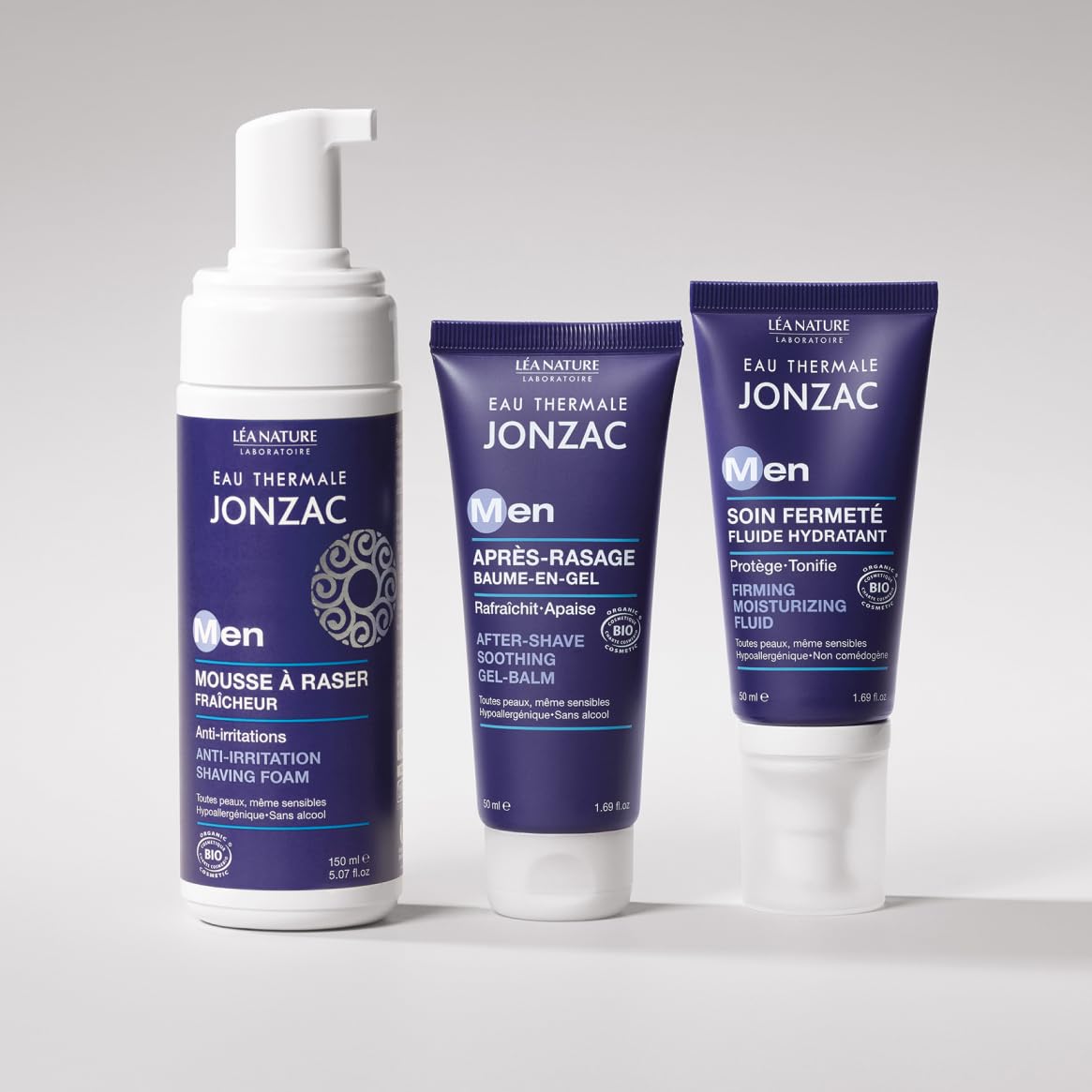 EAU THERMALE JONZAC | Soin Fermeté Fluide Hydratant | Lot de 2x 50ml |Pour homme | Protège durablement & tonifie | Aide à redensifier l’épiderme | 99% d’origine naturelle | Hypoallergénique