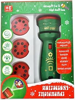Flashlight Projector Lighting Lamp Bedtime Night Light for Kids Slide Projector Torch Projection Lightchristmas Flashlight Projector Lighting Lamp