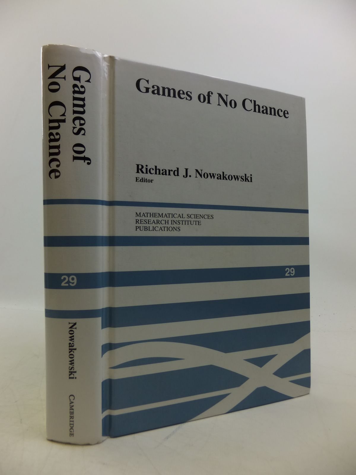 Games of No Chance by Richard J. Nowakowski - 9780521574112