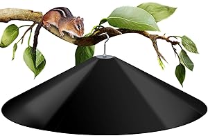 24 Inch Large Bird Feeder Squirrel Deterrent Hanging Baffle for Bird Feeders,...