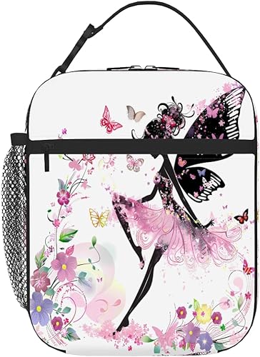 Miniatura 10 de Bolsa de almuerzo para niños y niñas, con aislamiento, para el regreso a la escuela, reutilizable, térmica, hielera, bolsa de mano para viajes