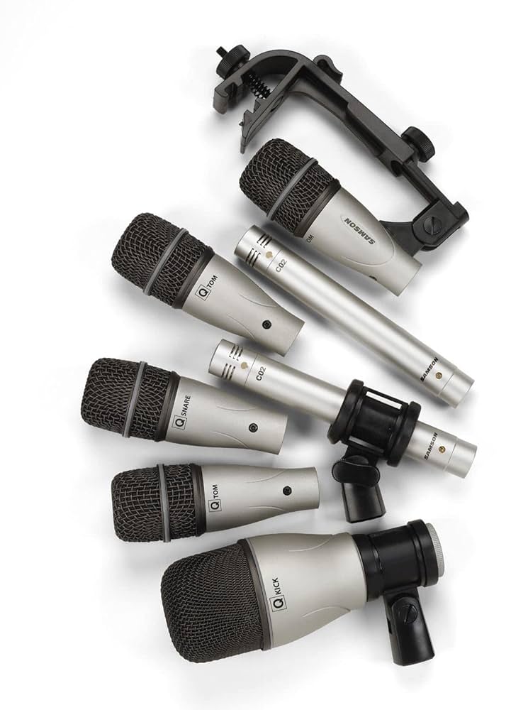 SAMSON AUDIO ドラム用マイクセット 7kit サムソン 動作確認済み Amazon.com: Samson 7kit 7-Piece Drum Mic Set : Musical