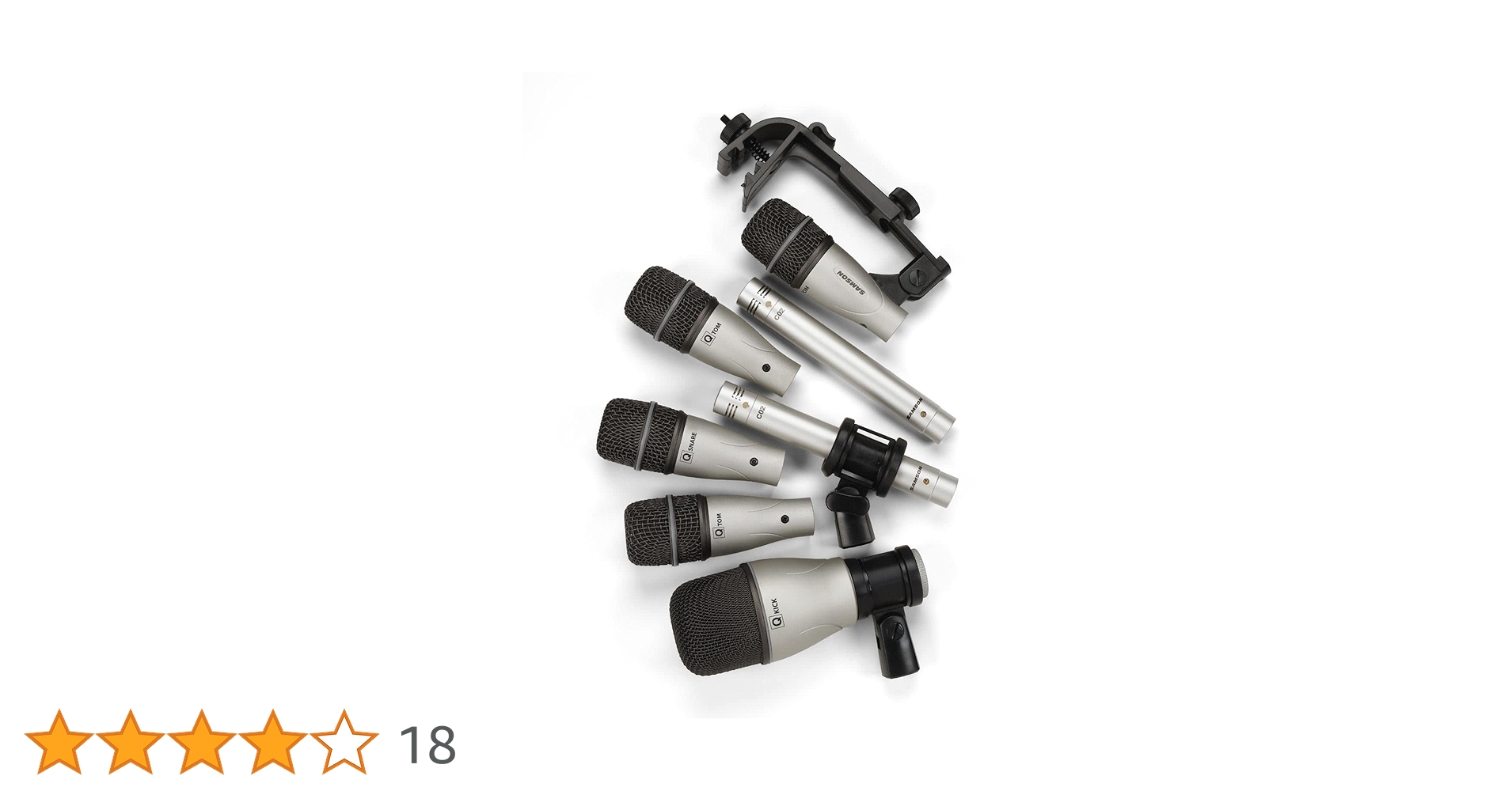 Amazon | SAMSON DK7/7kit ドラム用マイク7本セット | ダイナミック Amazon | SAMSON DK7/7kit ドラム用マイク7本セット | ダイナミック