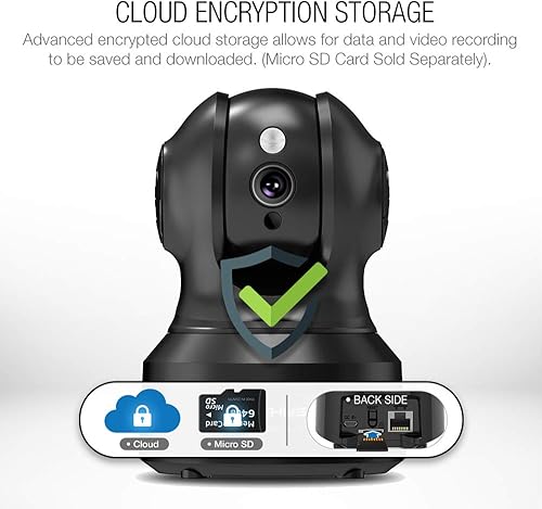 Miniatura 6 de TETHYS Cámara de seguridad inalámbrica 1080P para interiores [funciona con Alexa] Pan/Tilt WiFi Cámara IP inteligente Sistema de vigilancia domo con