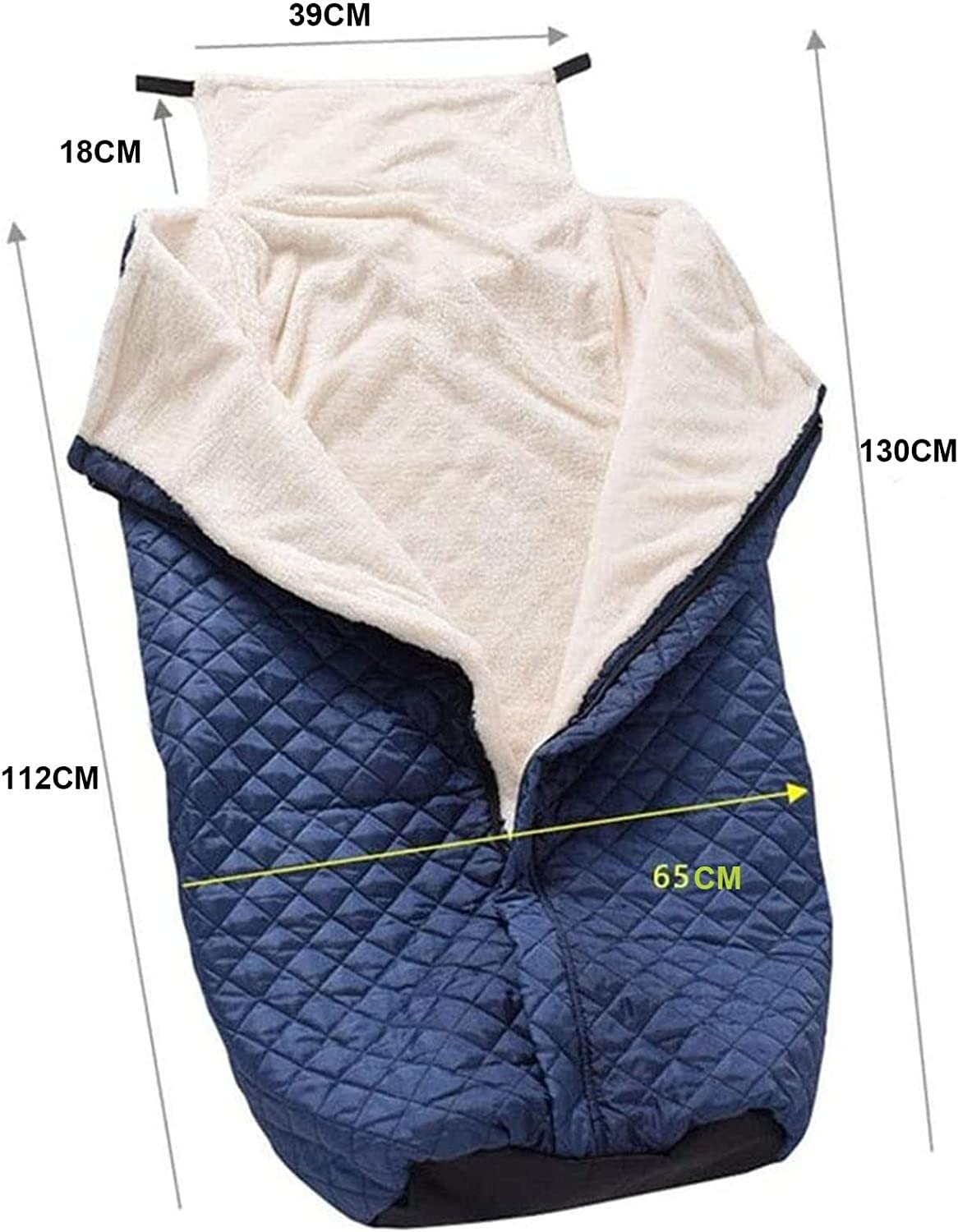 Manta para Silla de Ruedas, Impermeable, con Forro Polar, Funda para Silla de Ruedas, Funda acogedora para Silla de Ruedas, Fundas cálidas y acogedoras para Adultos, Pier