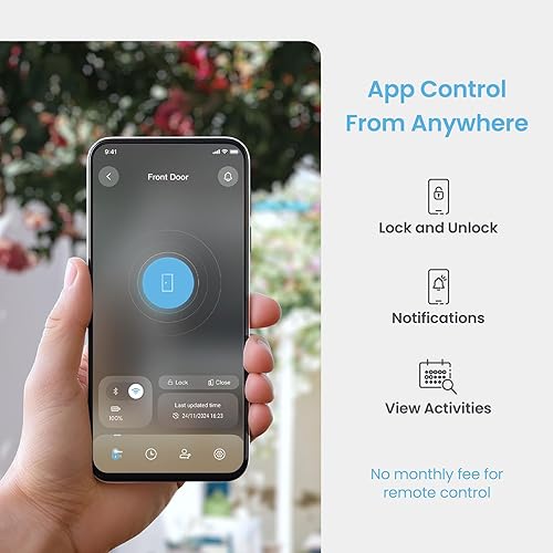 Miniatura 3 de Lockly Hub Wi-Fi Secure Link para bloqueo inteligente, punto de acceso inalámbrico, compatible con Google Assistant y Alexa, permite control remoto