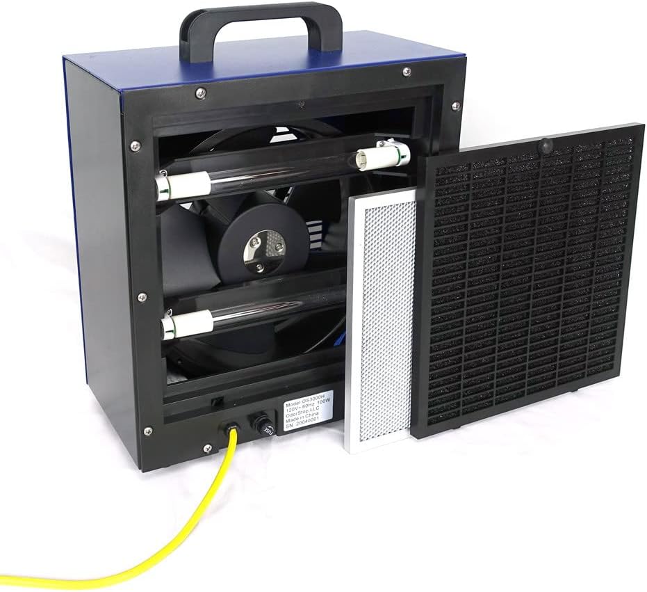 OdorStop OS3000HTF - TiO2 Filter OS3000H Hydroxyl Generator