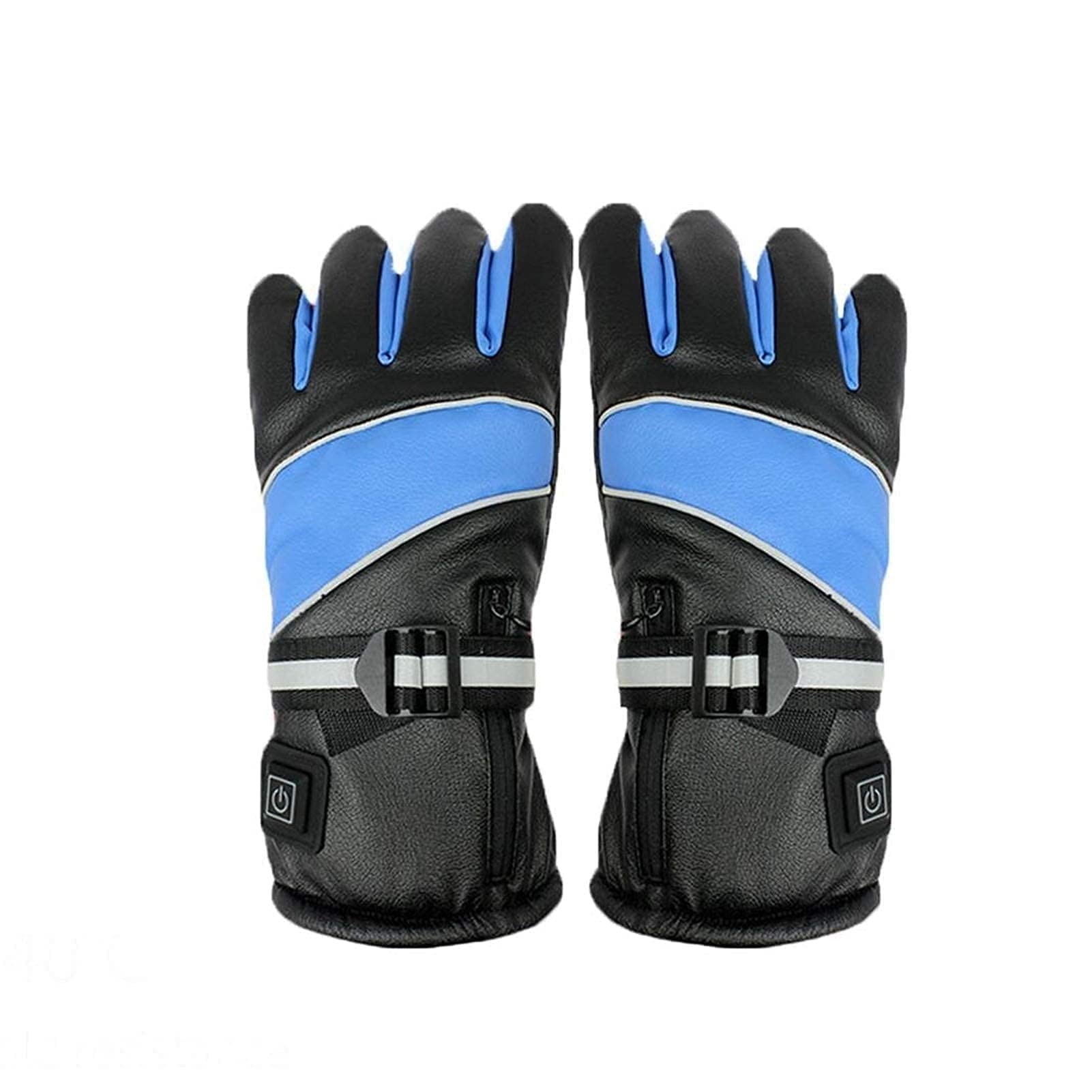 Gants chauffants électriques bleus pour homme et femme