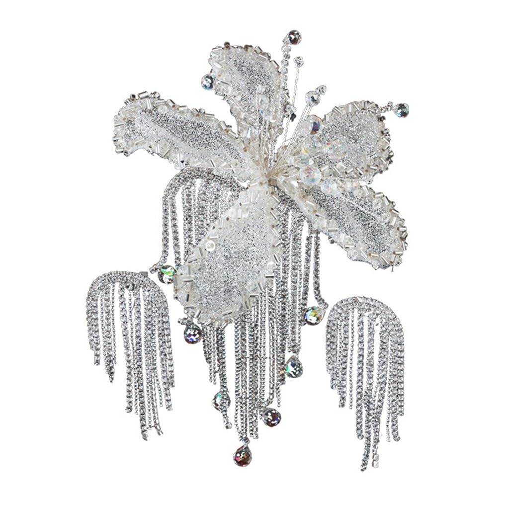 Korean Bridal Headwear Crystal Tassel Hairpin Wedding Hair Accessories Dress And Makeup