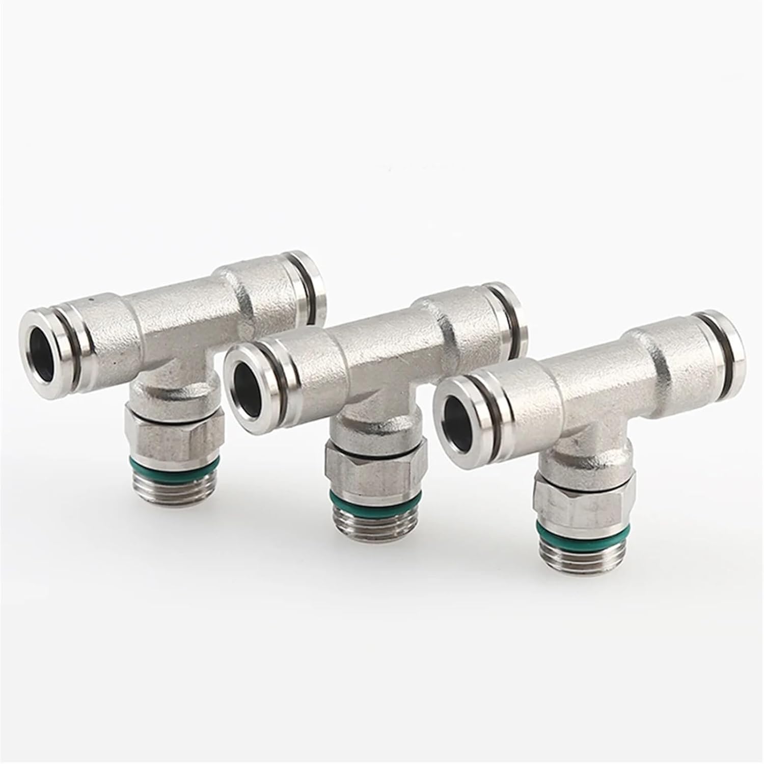 304 stainless steel G thread PB-G pneumatic connector trachea hose quick connector external thread PT1/8 1/4 3/8 1/2 Standard Pipe Thread metal(PB10-G03)